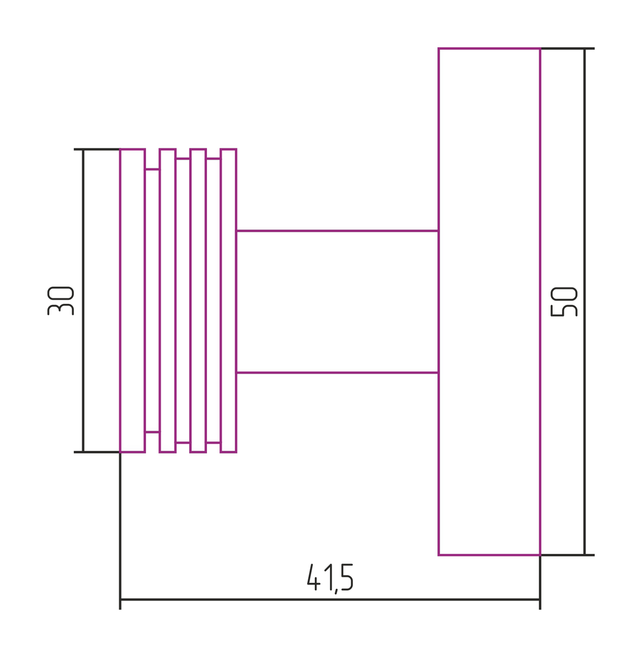 Сунержа Каньон Крючок подвесной, цвет: флок состаренная бронза 51-3005-0000