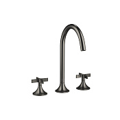 Dornbracht Vaia Смеситель для раковины, на 3 отв., цвет: Dark Platinum matt 20713809-99