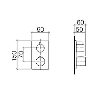Dornbracht Термостат для скрытого монтажа 36426670-00
