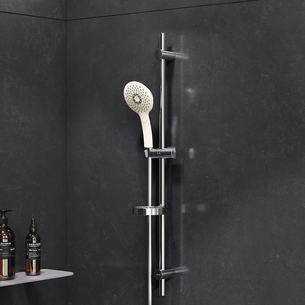 Am.Pm Inspire V2.0 Душевой гарнитур: штанга, шланг, лейка, высота 90 см, цвет: хром глянцевый F0150A000