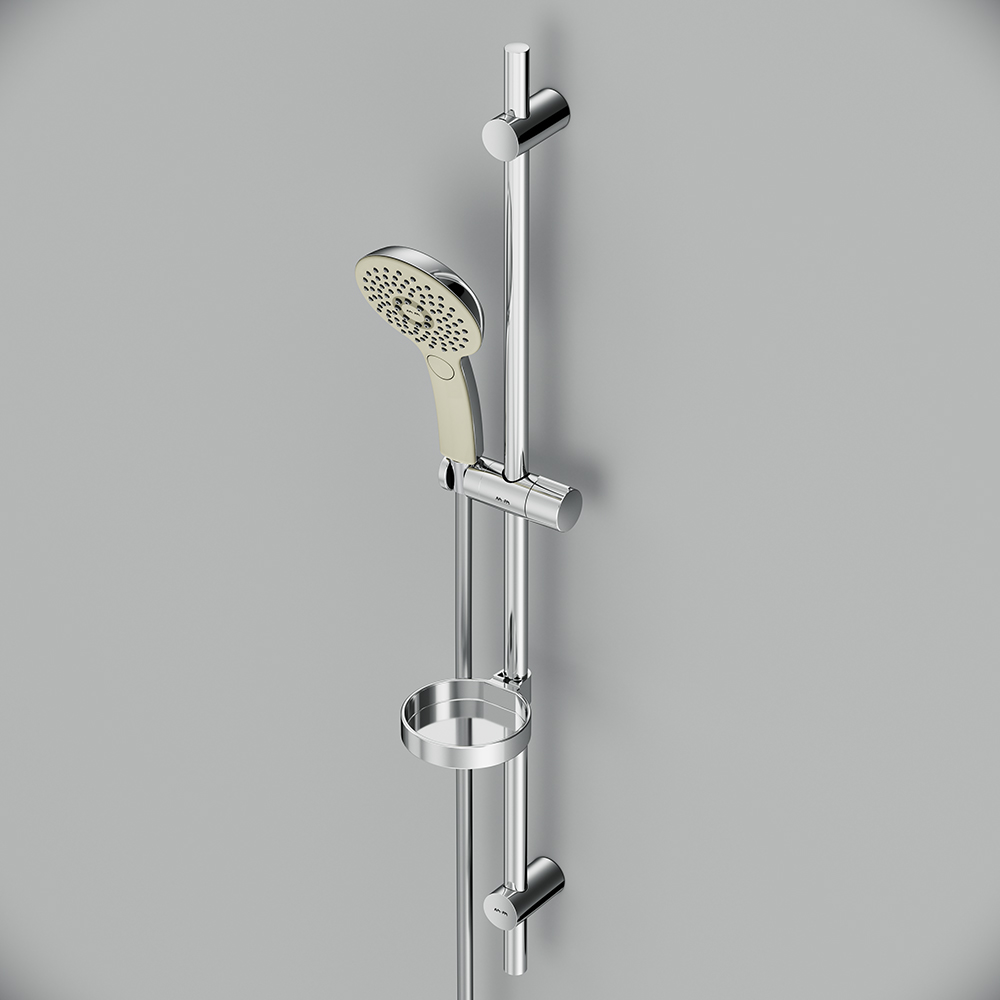 Am.Pm Inspire V2.0 Душевой гарнитур: штанга, шланг, лейка, высота 90 см, цвет: хром глянцевый F0150A000