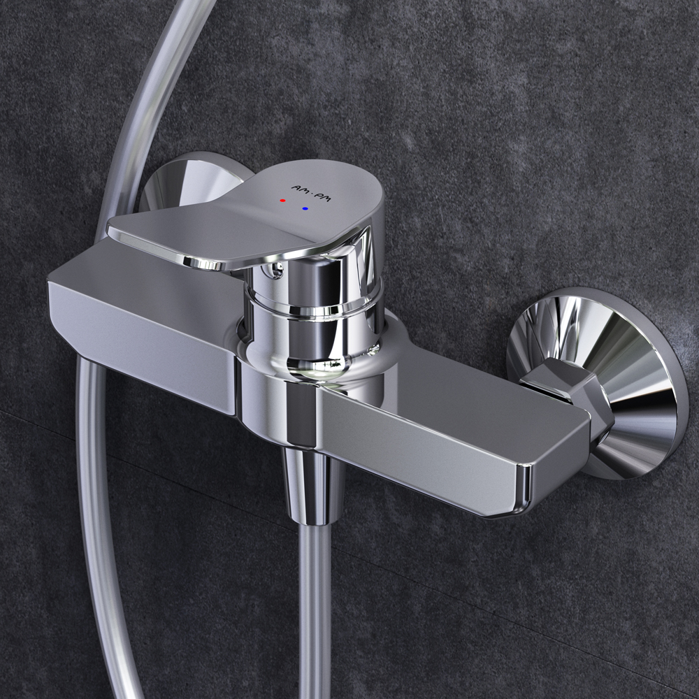 Am.Pm X-Joy Душевая стойка с верхним душем, цвет: хром F40885A24