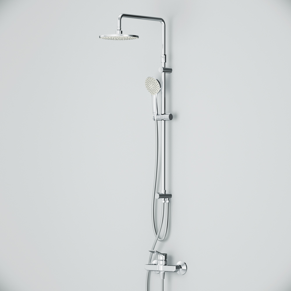 Am.Pm X-Joy Душевая стойка с верхним душем, цвет: хром F40885A24