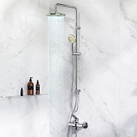 Am.Pm X-Joy Душевая стойка с верхним душем, цвет: хром F40885A24