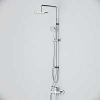 Am.Pm X-Joy Душевая стойка с верхним душем, цвет: хром F40885A24