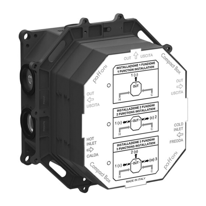 Paffoni Compact Box Встраиваемая универсальная часть смесителя для душа CPBOX001