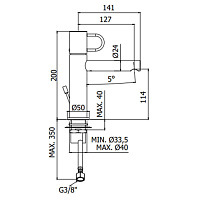 Paffoni Joker Смеситель для раковины, на 1 отв., цвет: хром JK071CR