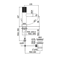 Paffoni Jo Смеситель для биде, на 1 отв., цвет: хром JO131CR