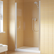 Vegas Glass Душевая дверь в нишу 95x199.5h см, проф. хром стекло 6мм прозр. EP Lux 95 07 01 L