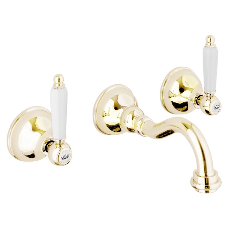 Webert Dorian Смеситель для раковины, цвет: золото/белый DO750404010