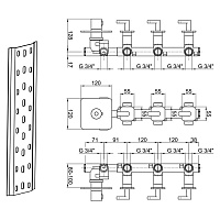 Webert Living Смеситель для ванны, цвет: хром LV971502015