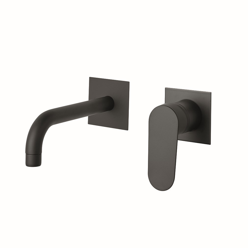 Webert Sax Evolution Смеситель для раковины, настенный, цвет: черный матовый SE830606560