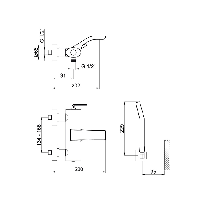 Webert Wolo Смеситель для ванны, цвет: хром WO850101015