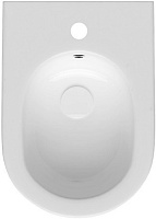 Allen Brau Reality Биде напольное 36,5x52 см, c 1 отв. под смеситель и переливом, цвет: белый глянц 4.32005.20