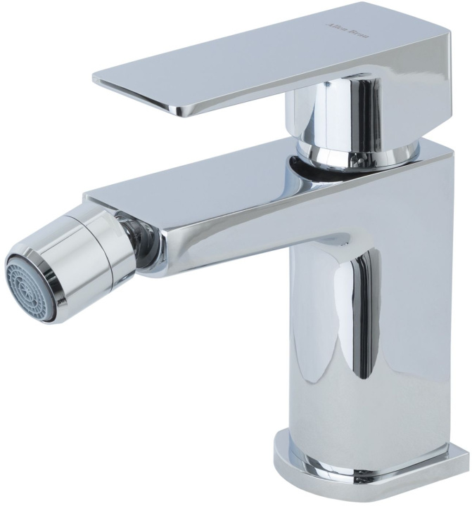 Allen Brau Infinity Смеситель для биде с донным клапаном, излив 11,2 см, цвет: хром 5.21004-00
