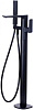 Allen Brau Infinity Смеситель для ванны с душем, цвет: черный матовый 5.21009-31
