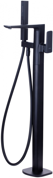 Allen Brau Infinity Смеситель для ванны с душем, цвет: черный матовый 5.21009-31