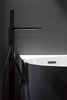 Allen Brau Infinity Смеситель для ванны с душем, цвет: черный матовый 5.21009-31