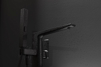 Allen Brau Infinity Смеситель для ванны с душем, цвет: черный матовый 5.21009-31