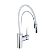 Kludi Bingo Star Смеситель для кухни с гибким изливом, высота излива 21 см, цвет: хром 428590578