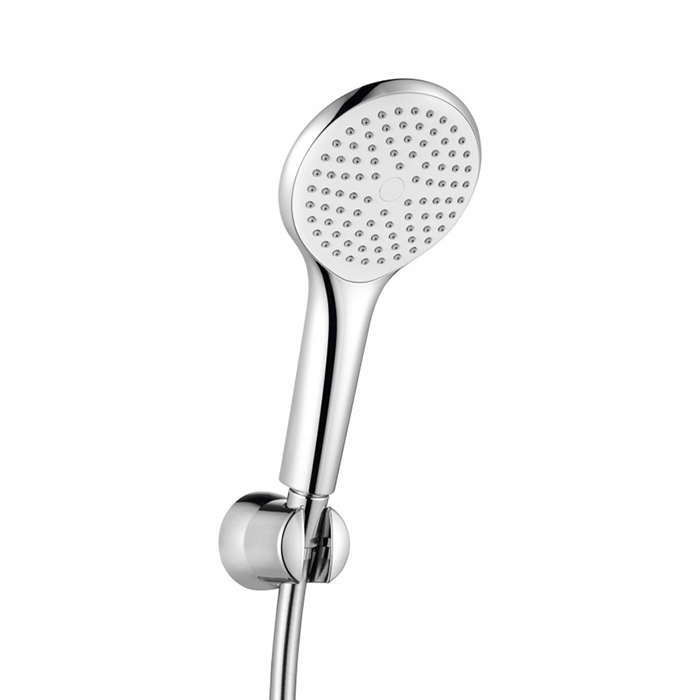 Kludi Freshline Душевой гарнитур: душевая лейка с 1 видом струи, держатель, шланг 125 см, цвет: хром 6785005-00