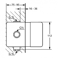 Kludi Pure&Easy Внутренняя часть DN 15 комплект для скрытого монтажа 38636