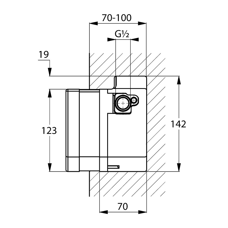 Kludi Zenta SL Внутренняя часть электронного смесителя DN 15 38002