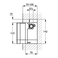 Kludi Zenta SL Внутренняя часть электронного смесителя DN 15 38002