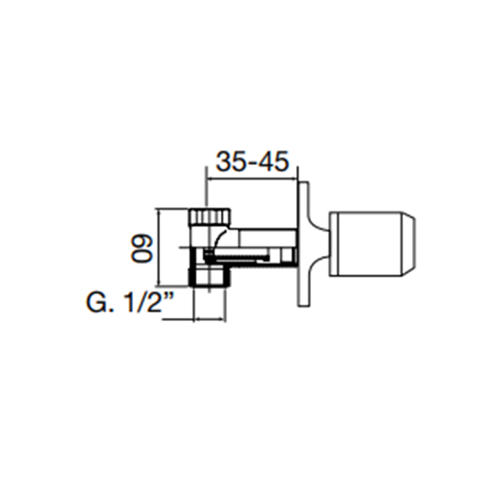 Maier Starlights Встраиваемый дивертер на 3 выхода, цвет: хром 77 330CR