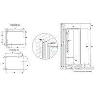 Hafro Sound Душевая кабина 100x70 см, угловая SX Comfort, цвет: зеркало 1SDC5S5
