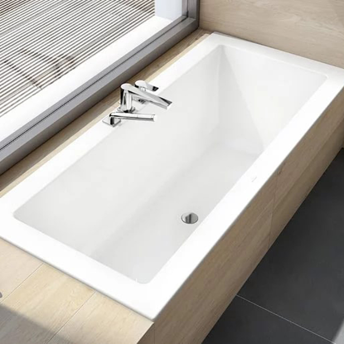 Villeroy & Boch Legato Ванна 180х80 см, прямоугольная, отдельностоящая, цвет: белый UBA180LEG2V01