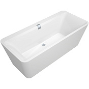 Villeroy & Boch Squaro Edge 12 Ванна отдельностоящая 180х80х45 см, цвет: белый UBQ180SQE7PDT1V01