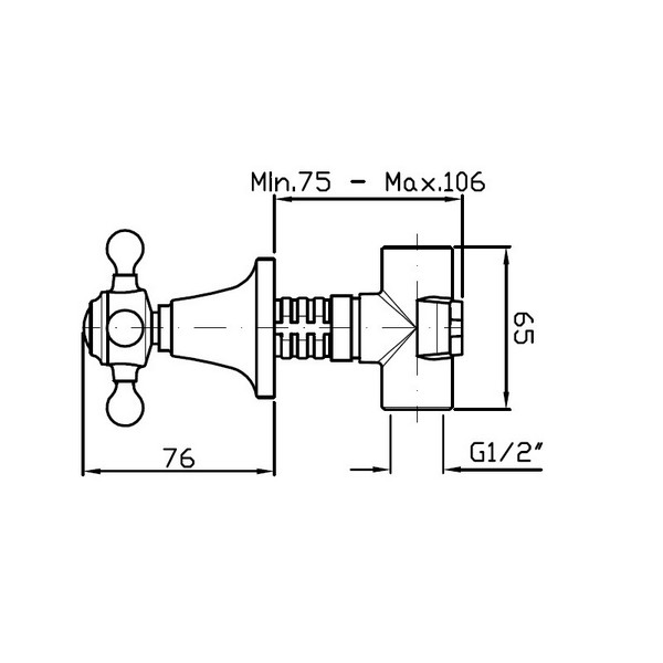 Zucchetti Внутренняя часть для запорного вентиля R99779