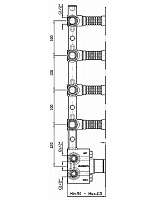 Zucchetti Внутренняя часть встраиваемого смесителя для душа R97823