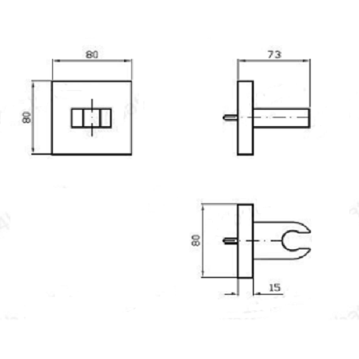 Zucchetti Pan Держатель для ручного душа, цвет: хром Z93934