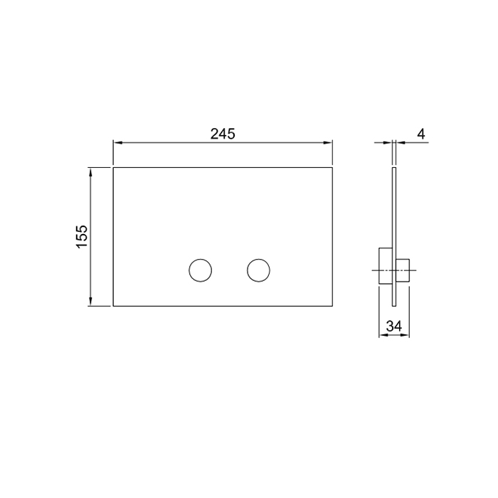 Fantini Nostromo Кнопка смыва, сочетается с Geberit Sigma8, Sigma12, нерж матовая сталь 91 93 8402