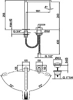 Webert Living Смеситель для раковины, цвет: хром LV830702015