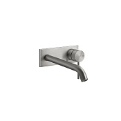 Gessi 316 Flessa Встраиваемый смеситель для раковины с изливом 17-20 см, цвет: steel brushed 54090#239