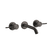 Gessi 316 Trame Встраиваемый смеситель, излив 14,6-12,8 см, цвет: brushed black metal pvd 54392#707