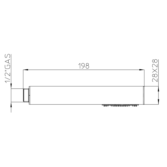 Bossini Zen Ручной душ, 1 вид струи, цвет: mat black B00250.073
