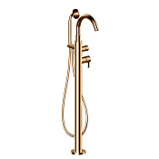 Fantini Icona Classic Смеситель для ванны с ручной лейкой, цвет: Matt British Gold PVD 53 P6 R080B