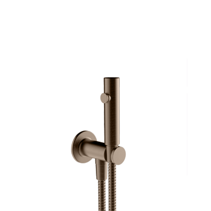 Gessi Inciso Гигиенический душ многоструйный, шланг 125 см, цвет: copper brushed PVD 58153#708