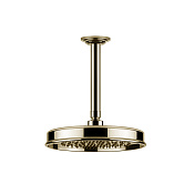 Gessi Venti20 Верхний душ 20 см, с потолочным держателем 28,8 см, цвет: Brass PVD 65152#710