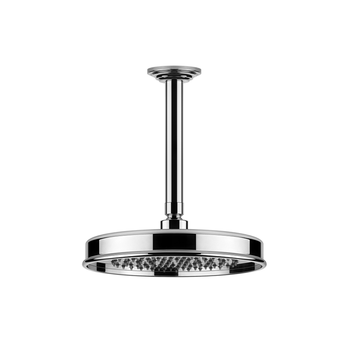 Gessi Venti20 Верхний душ 22,9 см 1 вид струи, кронштейн потолочный 28,8 см, цвет: chrome 65152#031