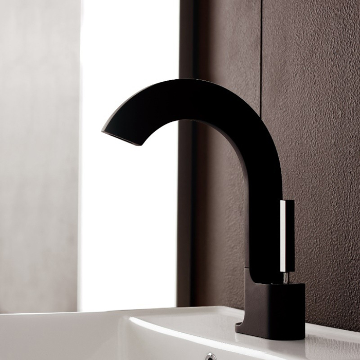 Treemme Cut Смеситель для раковины, цвет: черный/хром 3310NC