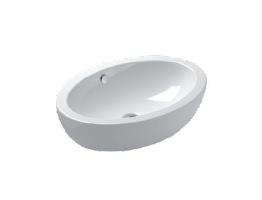 Catalano Zero Раковина чаша 60x42x18h см, с переливом, цвет: белый глянцевый 16AZN00