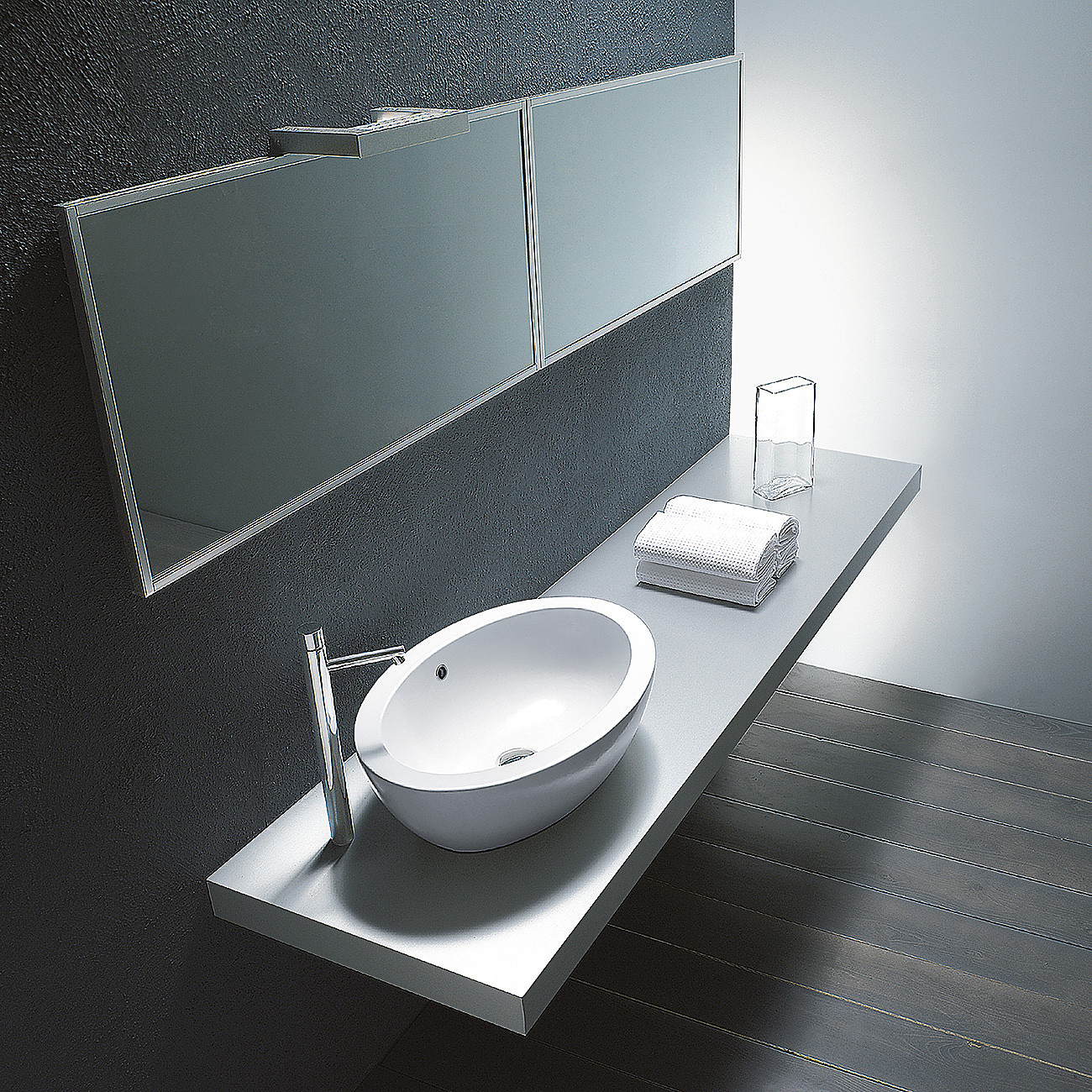 Catalano Zero Раковина чаша 60x42x18h см, с переливом, цвет: белый глянцевый 16AZN00