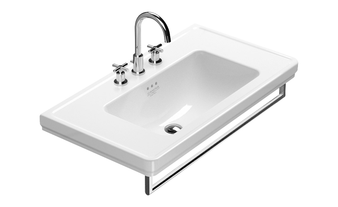 Catalano Comfort Раковина подвесная 90x50x23h см, 1 отв., с переливом, Cataglaze, цвет: белый глянц. 190CV00