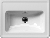 GSI Classic Раковина подвесная 60x46 см, 1 отверстие, с переливом, без д/к, цвет: белый глянцевый 8731111