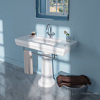 Catalano Comfort Раковина подвесная 105x54x20h см, 1 отв, с переливом, Cataglaze, цвет: белый глянц. 1105CV00